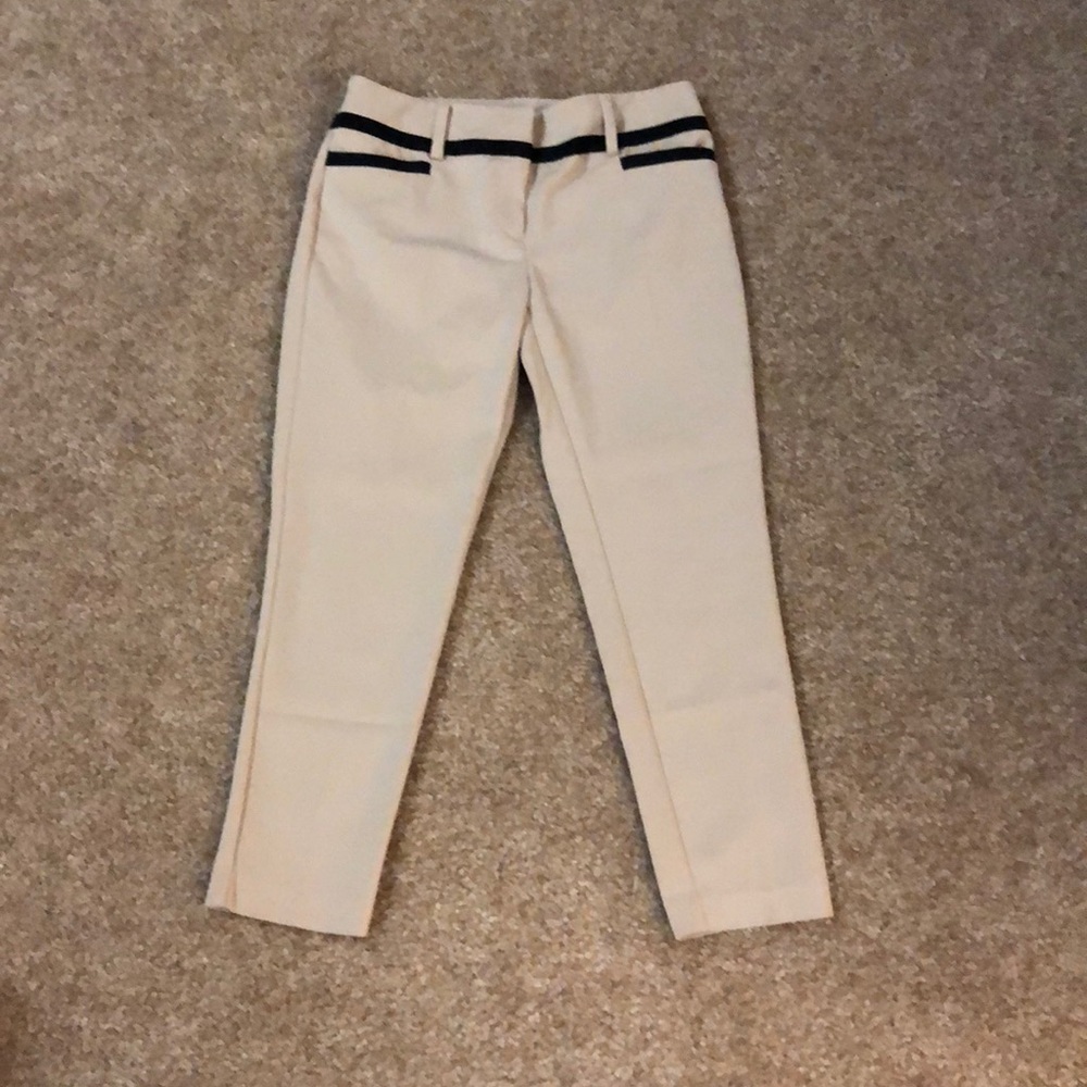 Khaki ankle dress pants. NWOT